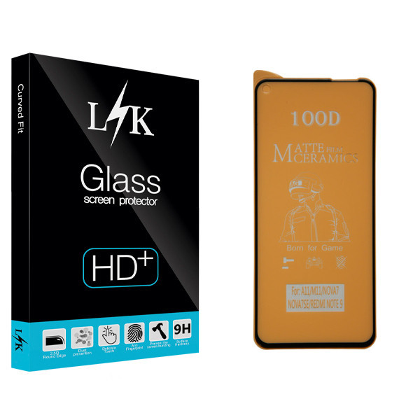 محافظ صفحه نمایش مات ال کی مدل +HD مناسب برای گوشی موبایل شیائومی Redmi Note 9