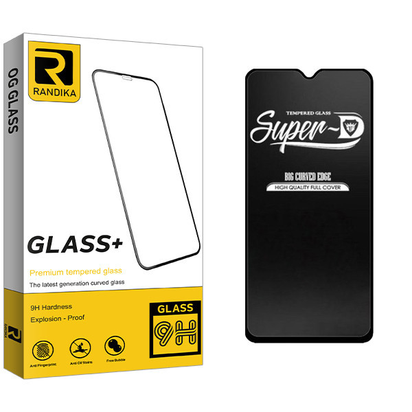 محافظ صفحه نمایش شیشه ای راندیکا مدل Glass Super-D مناسب برای گوشی موبایل شیائومی Redmi 9C