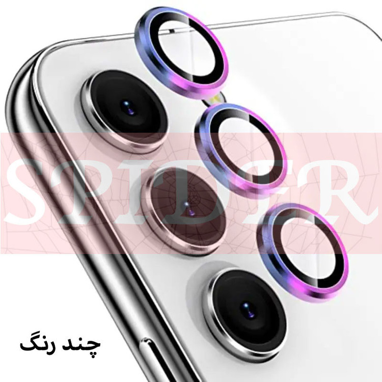محافظ لنز دوربین اسپایدر مدل Ring Metal مناسب برای گوشی موبایل سامسونگ Galaxy A55