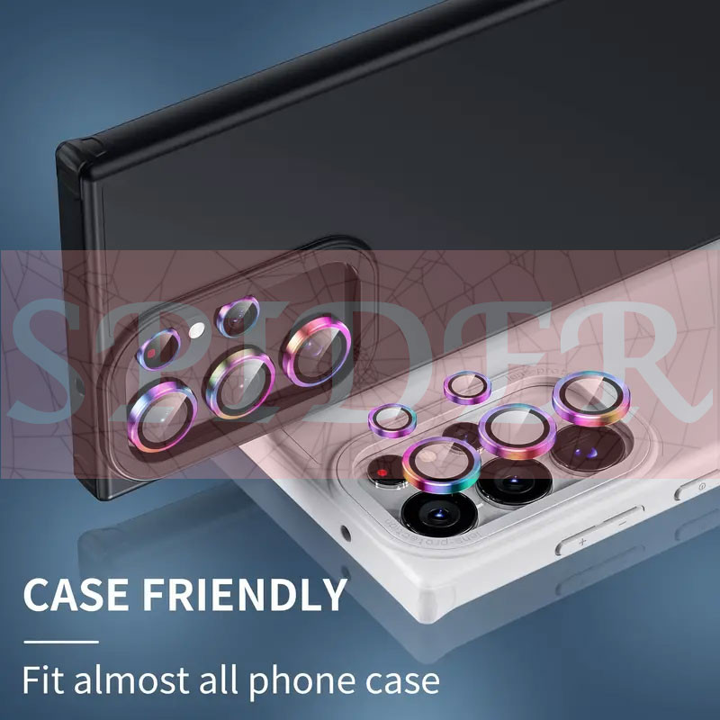 محافظ لنز دوربین اسپایدر مدل Ring Metal مناسب برای گوشی موبایل سامسونگ Galaxy A55