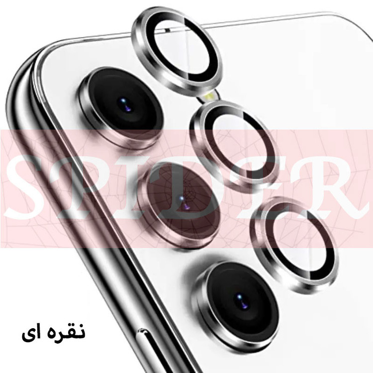 محافظ لنز دوربین اسپایدر مدل Ring Metal مناسب برای گوشی موبایل سامسونگ Galaxy A55