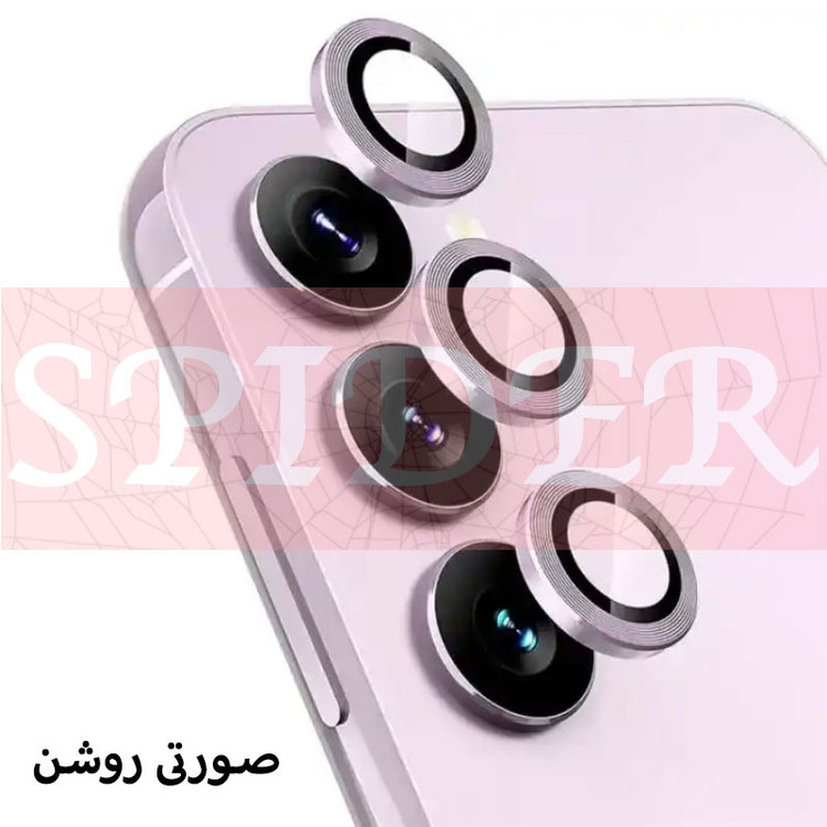 محافظ لنز دوربین اسپایدر مدل Ring Metal مناسب برای گوشی موبایل سامسونگ Galaxy A55