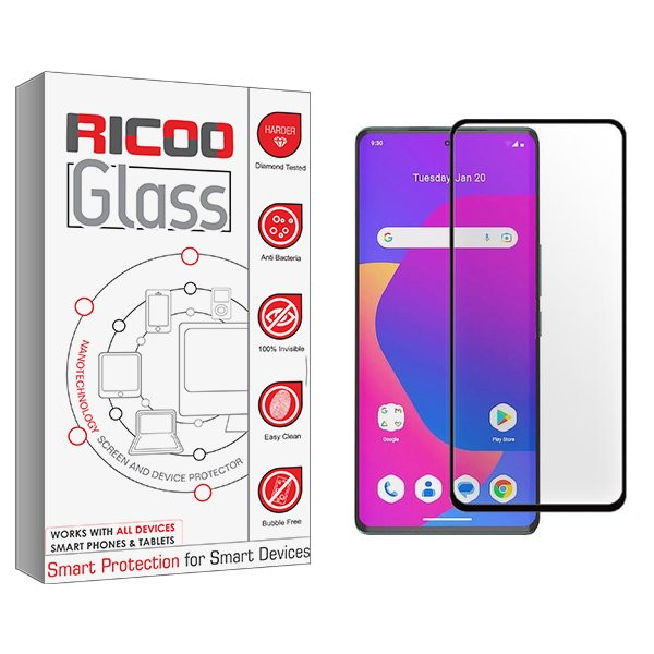 محافظ صفحه نمایش شیشه ای ریکو مدل RiC2 Full مناسب برای گوشی موبایل داریا Bond 5G UAE edition