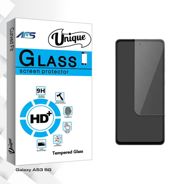 محافظ صفحه نمایش شیشه ای ای اف اس مدل Unique مناسب برای گوشی موبایل سامسونگ Galaxy A53 5G