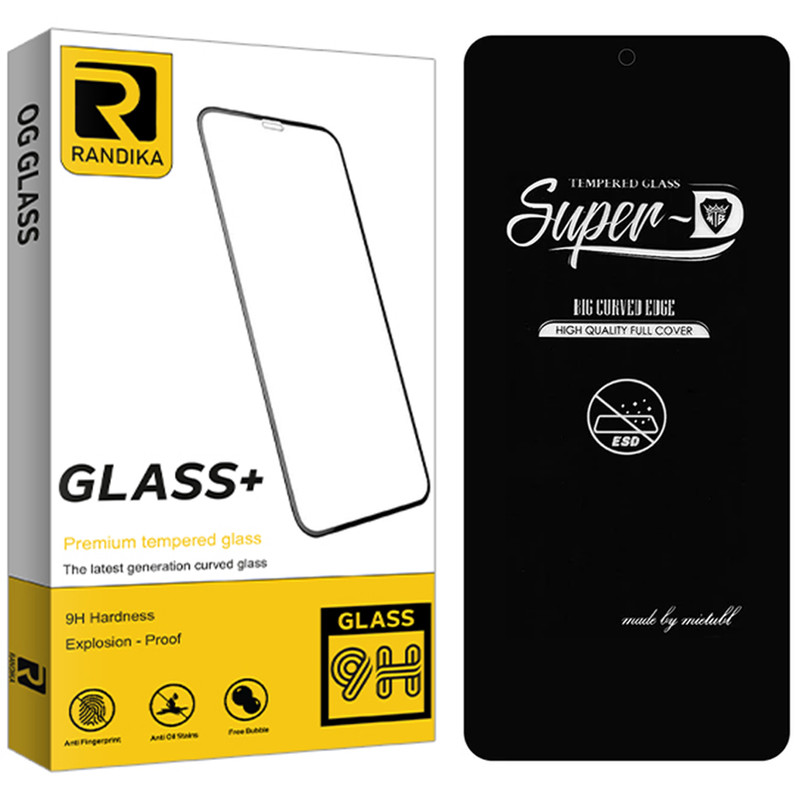 محافظ صفحه نمایش راندیکا مدل Premium SuperD مناسب برای گوشی موبایل شیائومی Redmi 12 4G / Redmi 12 5G / Redmi Note 12R / Poco M6 Pro
