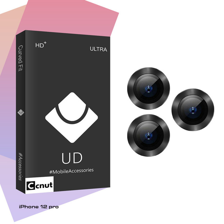 محافظ لنز گوشی کوکونات مدل UDB Ultra FLL فلزی مناسب برای گوشی موبایل اپل iPhone 12 pro