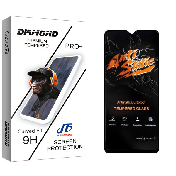 محافظ صفحه نمایش جی اف مدل Diamond Anti Static مناسب برای گوشی موبایل سامسونگ Galaxy M13