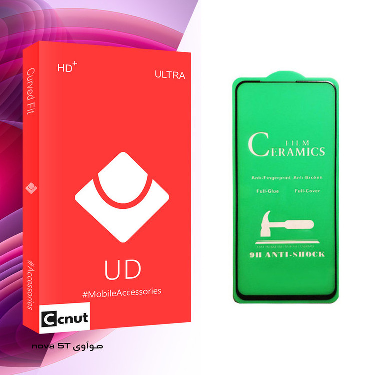 محافظ صفحه نمایش سرامیکی کوکونات مدل UD Glass مناسب برای گوشی موبایل هوآوی nova 5T