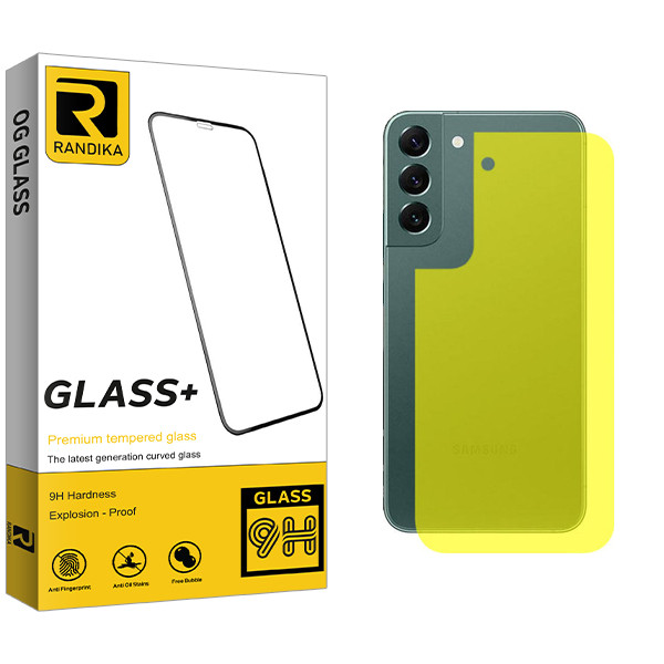 محافظ پشت گوشی راندیکا مدل Randika Glass SFLL مناسب برای گوشی موبایل سامسونگ Galaxy S22