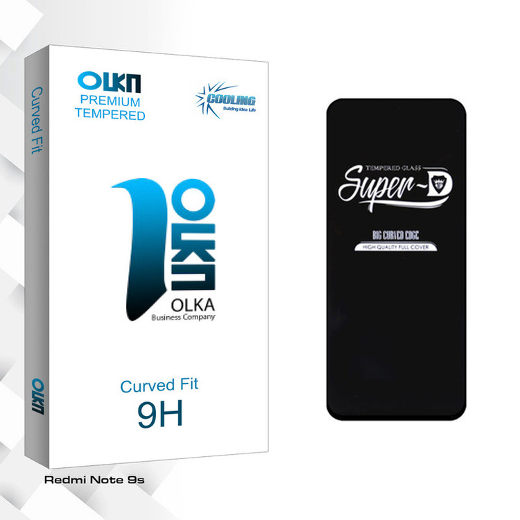 محافظ صفحه نمایش شیشه ای کولینگ مدل Olka Sup-D مناسب برای گوشی موبایل شیائومی Redmi Note 9s