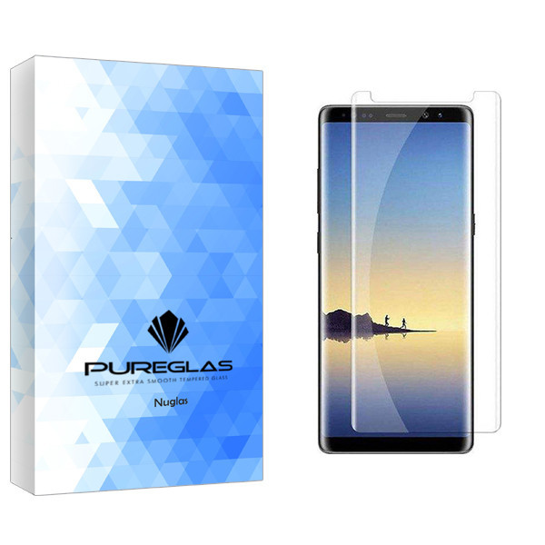 محافظ صفحه نمایش پیور گلس مدل NuGlas UV مناسب برای گوشی موبایل سامسونگ Galaxy Note 8