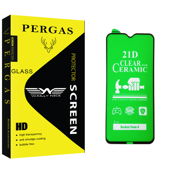 محافظ صفحه نمایش سرامیکی وایلی نایس مدل Pergas Glass مناسب برای گوشی موبایل شیائومی Note 8