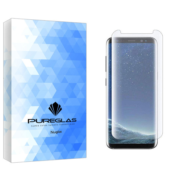 محافظ صفحه نمایش پیور گلس مدل NuGlas UV مناسب برای گوشی موبایل سامسونگ Galaxy S8