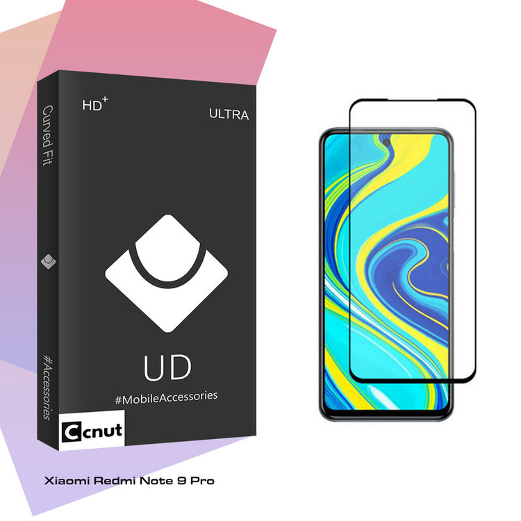 محافظ صفحه نمایش سرامیکی کوکونات مدل UD Black مناسب برای گوشی موبایل شیائومی Redmi Note 9 Pro