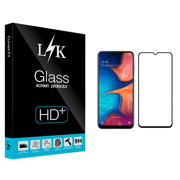 محافظ صفحه نمایش ال کی مدل Hard glass مناسب برای گوشی موبایل سامسونگ Galaxy A20e