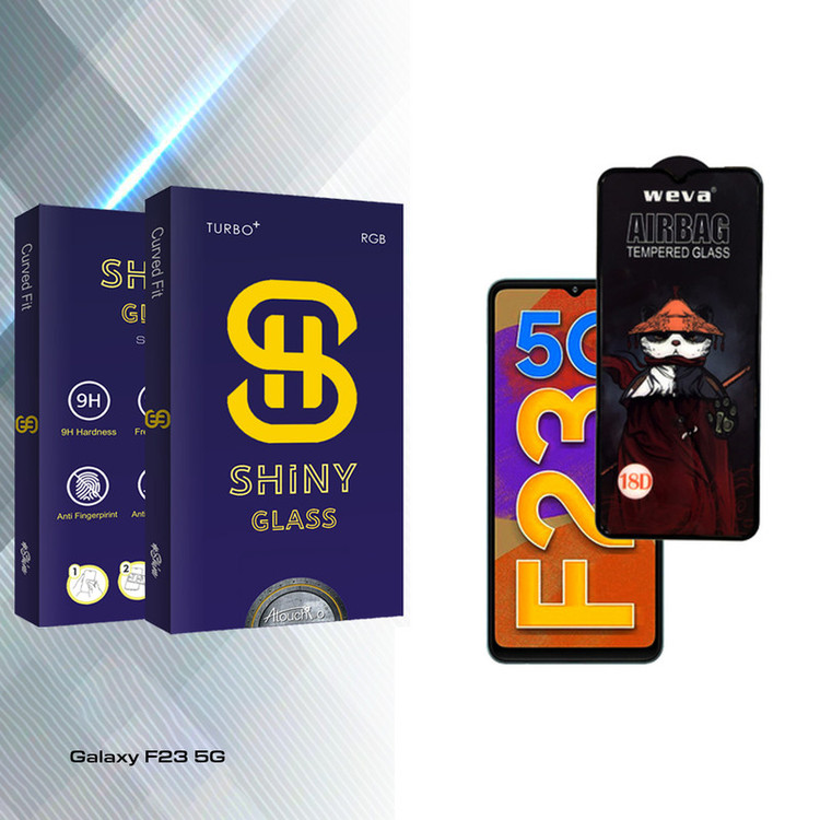 محافظ صفحه نمایش آتوچبو مدل Shiny GlassAirBag مناسب برای گوشی موبایل سامسونگ Galaxy F23 5G