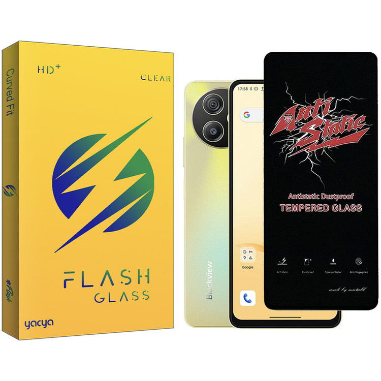 محافظ صفحه نمایش یاکیا مدل Flash Antistatic مناسب برای گوشی موبایل بلک ویو Shark 8