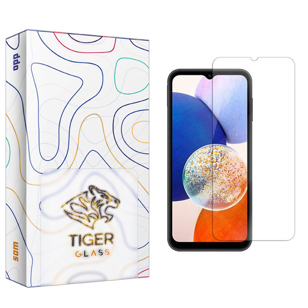 محافظ صفحه نمایش تایگر گلس مدل SAM مناسب برای گوشی موبایل سامسونگ Galaxy A14 5G