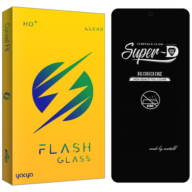 محافظ صفحه نمایش یاکیا مدل Flash SuperD مناسب برای گوشی موبایل شیائومی Redmi Note 11 / Redmi Note 11S / Redmi Note 11 SE (India) / Redmi Note 10 4G / Redmi Note 10s / Poco M4 Pro 4G / Poco M5s
