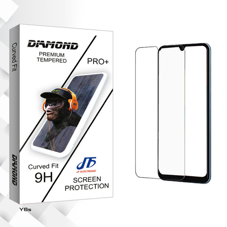 محافظ صفحه نمایش شیشه ای جی اف مدل Diamond Glass مناسب برای گوشی موبایل هوآوی Y6s