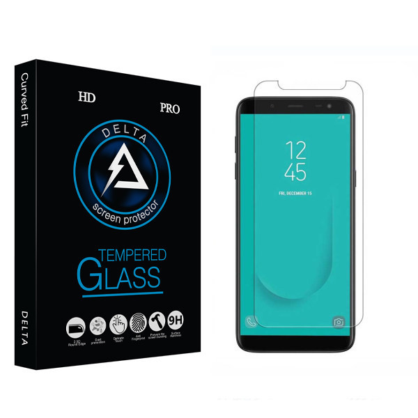 محافظ صفحه نمایش شیشه ای دلتا مدل Fit مناسب برای گوشی موبایل سامسونگ Galaxy J6