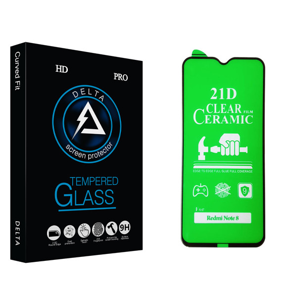 محافظ صفحه نمایش سرامیکی دلتا مدل HD مناسب برای گوشی موبایل شیائومی Note 8