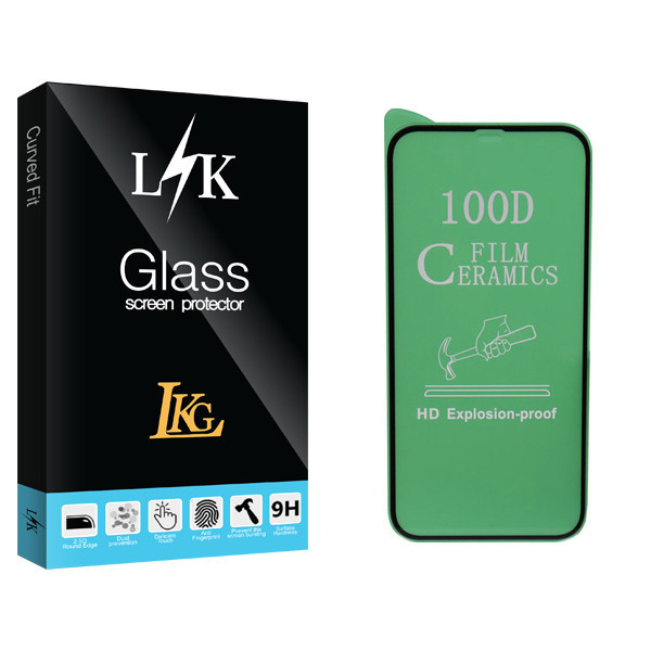 محافظ صفحه نمایش سرامیکی ال کا جی مدل LK Glass مناسب برای گوشی موبایل اپل iPhone 12 Pro Max