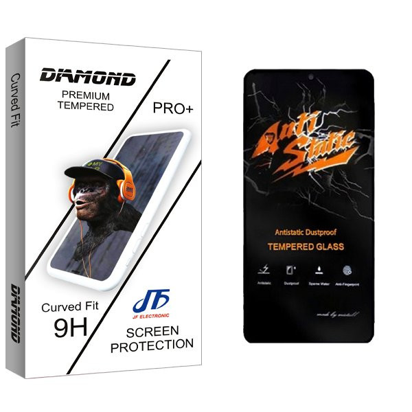 محافظ صفحه نمایش جی اف مدل Diamond Antistatic مناسب برای گوشی موبایل شیائومی Poco F5