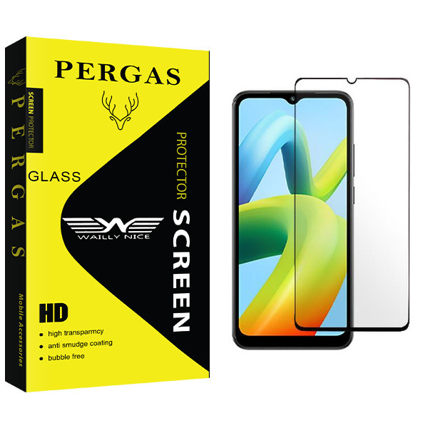 محافظ صفحه نمایش شیشه ای وایلی نایس مدل Pergas مناسب برای گوشی موبایل شیائومی Redmi A1 Plus