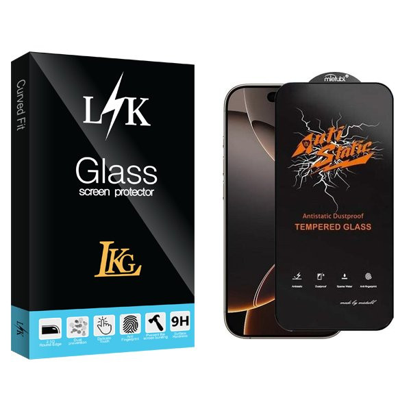 محافظ صفحه نمایش ال کا جی مدل LKKnewpkg Antistatic مناسب برای گوشی موبایل اپل iPhone 16 Pro