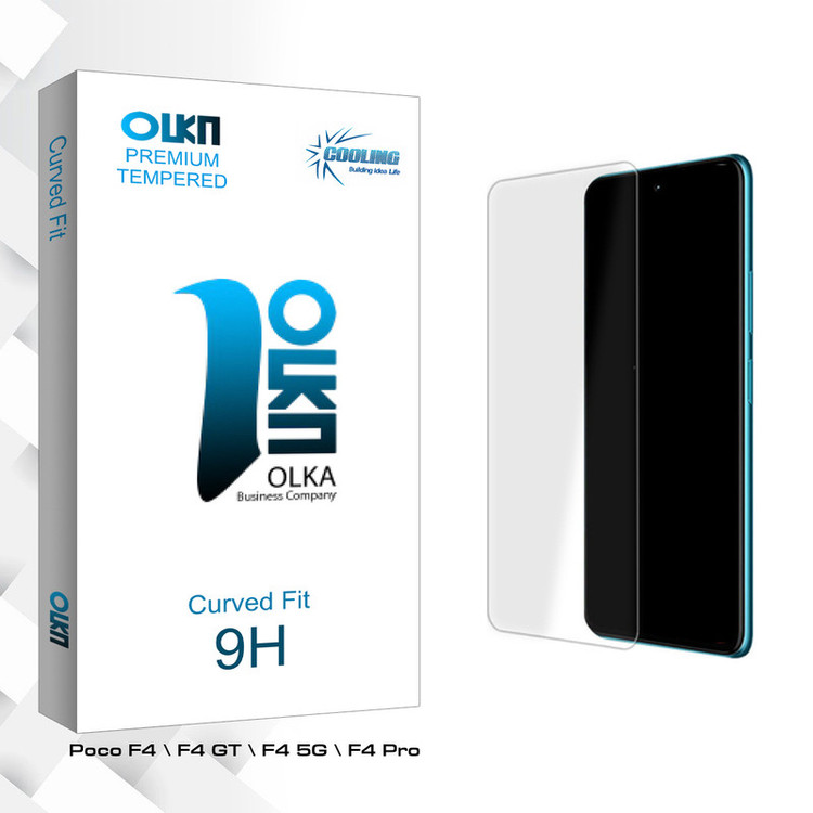 محافظ صفحه نمایش شیشه ای کولینگ مدل Olka Glass MIX مناسب برای گوشی موبایل شیائومی Poco F4 \ F4 GT \ F4 5G \ F4 Pro
