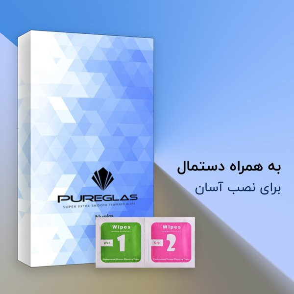 محافظ صفحه نمایش پیور گلس مدل NueGlas مناسب برای گوشی موبایل ریلمی GT3