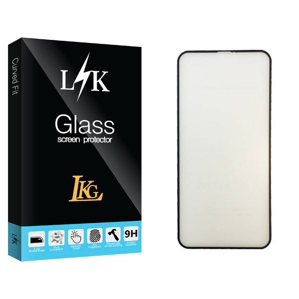 محافظ صفحه نمایش ال کا جی مدل LK Glass مناسب برای گوشی موبایل اپل Iphone XS Max