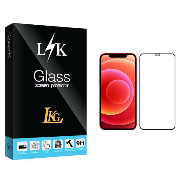 محافظ صفحه نمایش ال کا جی مدل LK Glass مناسب برای گوشی موبایل اپل iPhone 12