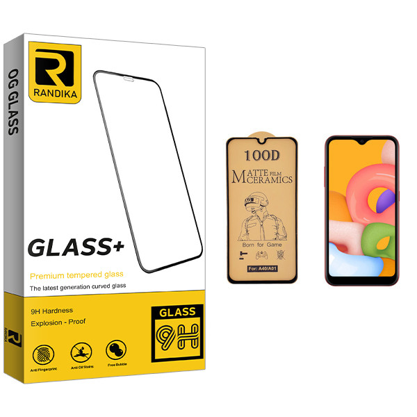 محافظ صفحه نمایش سرامیکی راندیکا مدل GLD مناسب برای گوشی موبایل سامسونگ Galaxy A01