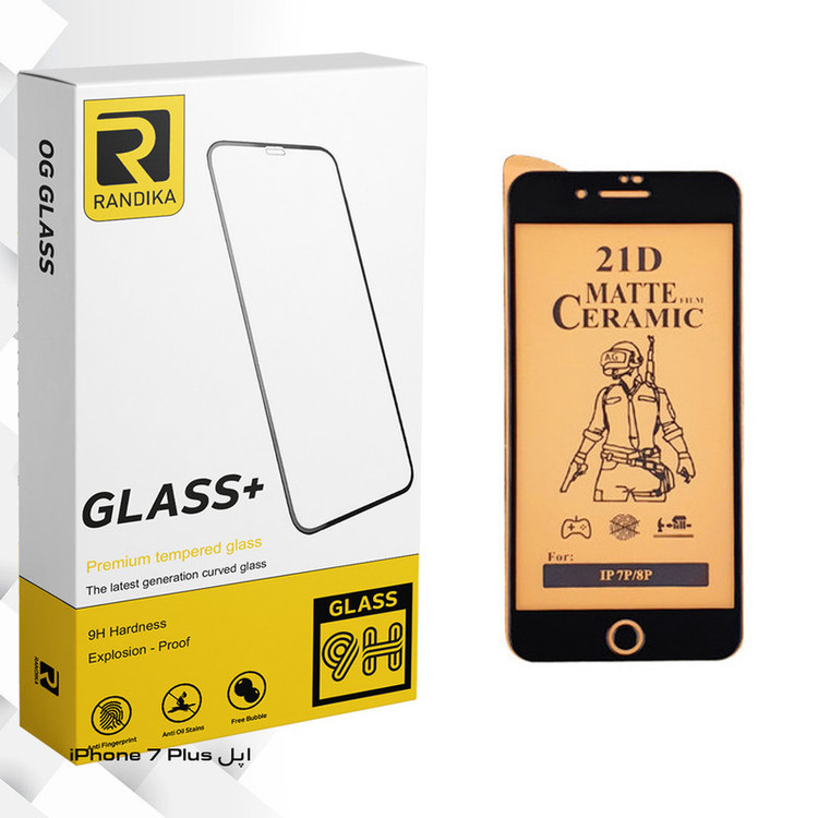 محافظ صفحه نمایش سرامیکی راندیکا مدل GLD مناسب برای گوشی موبایل اپل iPhone 7 Plus