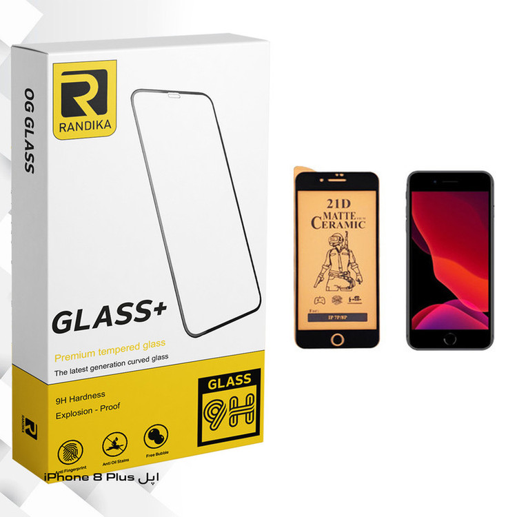محافظ صفحه نمایش سرامیکی راندیکا مدل GLD مناسب برای گوشی موبایل اپل iPhone 8 Plus