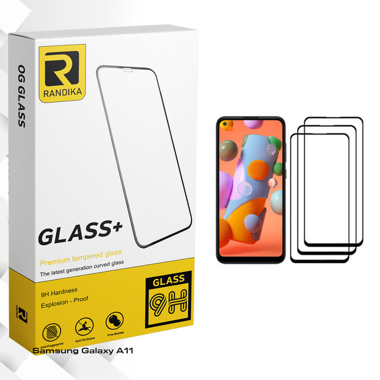 محافظ صفحه نمایش راندیکا مدل GLD مناسب برای گوشی موبایل سامسونگ Galaxy A11 بسته سه عددی