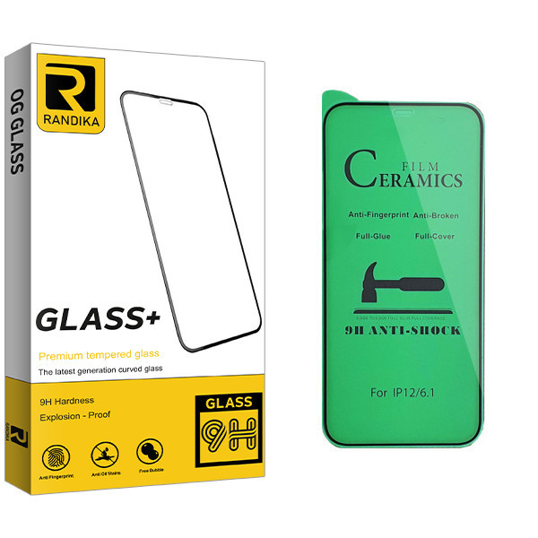 محافظ صفحه نمایش سرامیکی راندیکا مدل GLD مناسب برای گوشی موبایل اپل iPhone 12