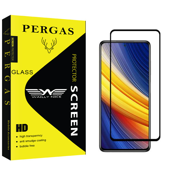 محافظ صفحه نمایش سرامیکی وایلی نایس مدل Pergas مناسب برای گوشی موبایل شیائومی Poco X3 NFC