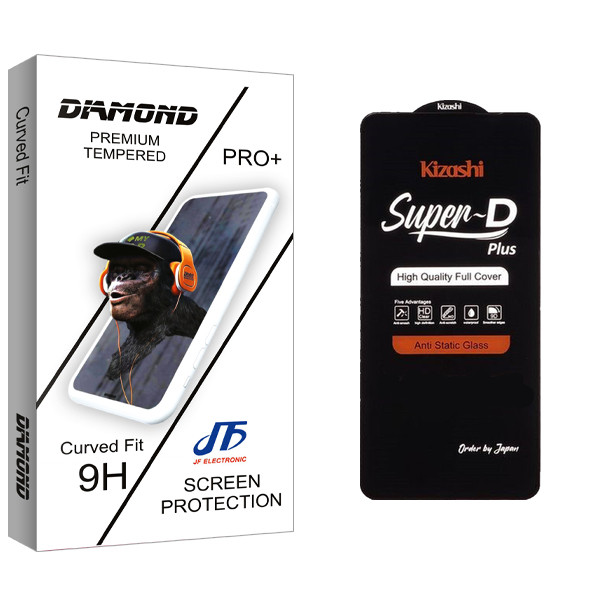 محافظ صفحه نمایش جی اف مدل Diamond Super Kizashi مناسب برای گوشی موبایل شیائومی Redmi K60 Pro