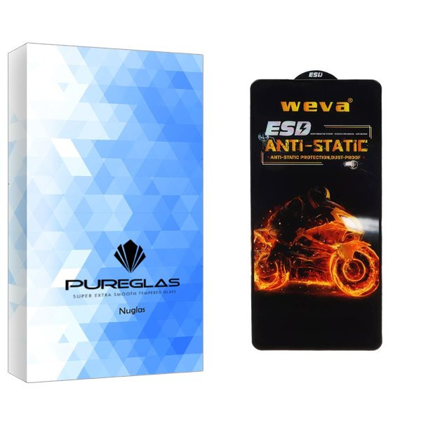 محافظ صفحه نمایش پیور گلس مدل NueGlas Weva ESD مناسب برای گوشی موبایل شیائومی Poco X3 Pro