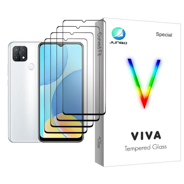 محافظ صفحه نمایش جانبو مدل Viva Glass MIX004 مناسب برای گوشی موبایل اوپو A35 بسته چهار عددی