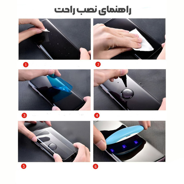 محافظ صفحه نمایش گلس کو مدل UV CGo1 مناسب برای گوشی موبایل ریلمی Narzo 10 Pro