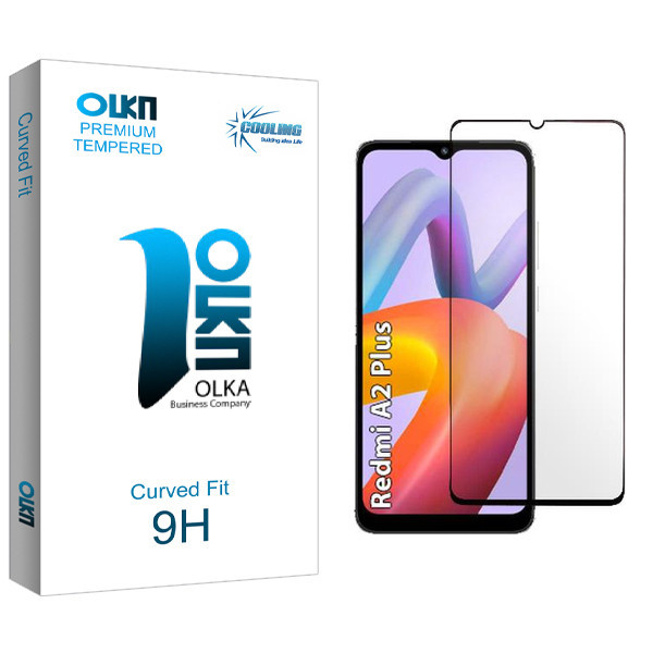 محافظ صفحه نمایش شیشه ای کولینگ مدل Olka مناسب برای گوشی موبایل شیائومی Redmi A2 Plus