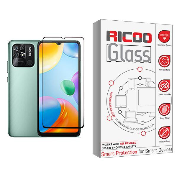 محافظ صفحه نمایش ریکو مدل Ricoo Glass MIX001 مناسب برای گوشی موبایل شیائومی Redmi 10C