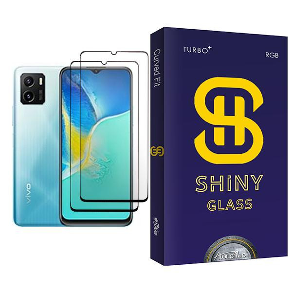 محافظ صفحه نمایش سرامیکی آتوچبو مدل Shiny Glass2 مناسب برای گوشی موبایل ویوو Y15s بسته دو عددی