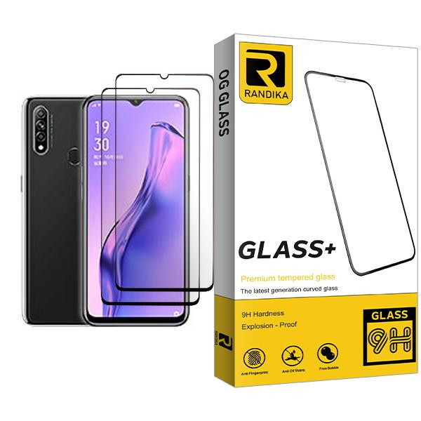 محافظ صفحه نمایش راندیکا مدل Randika Glass MIX002 مناسب برای گوشی موبایل اوپو A8 بسته دو عددی