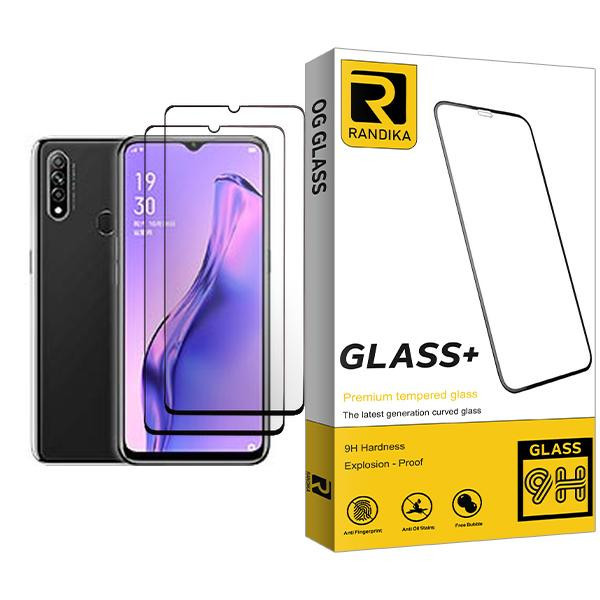 محافظ صفحه نمایش راندیکا مدل Randika Glass MIX002 مناسب برای گوشی موبایل اوپو A8 بسته دو عددی