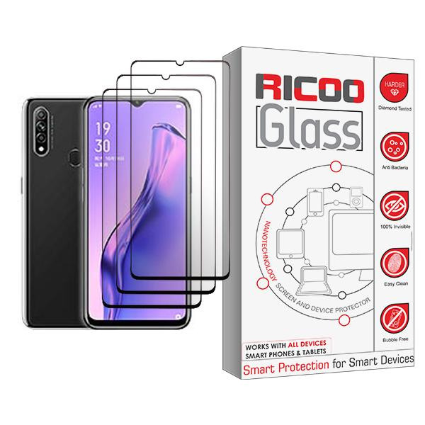 محافظ صفحه نمایش ریکو مدل Ricoo Glass MIX003 مناسب برای گوشی موبایل اوپو A8 بسته سه عددی